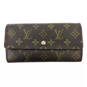 Louis Vuitton Purse Monogram beige Monogram canvas Authentic used T18968